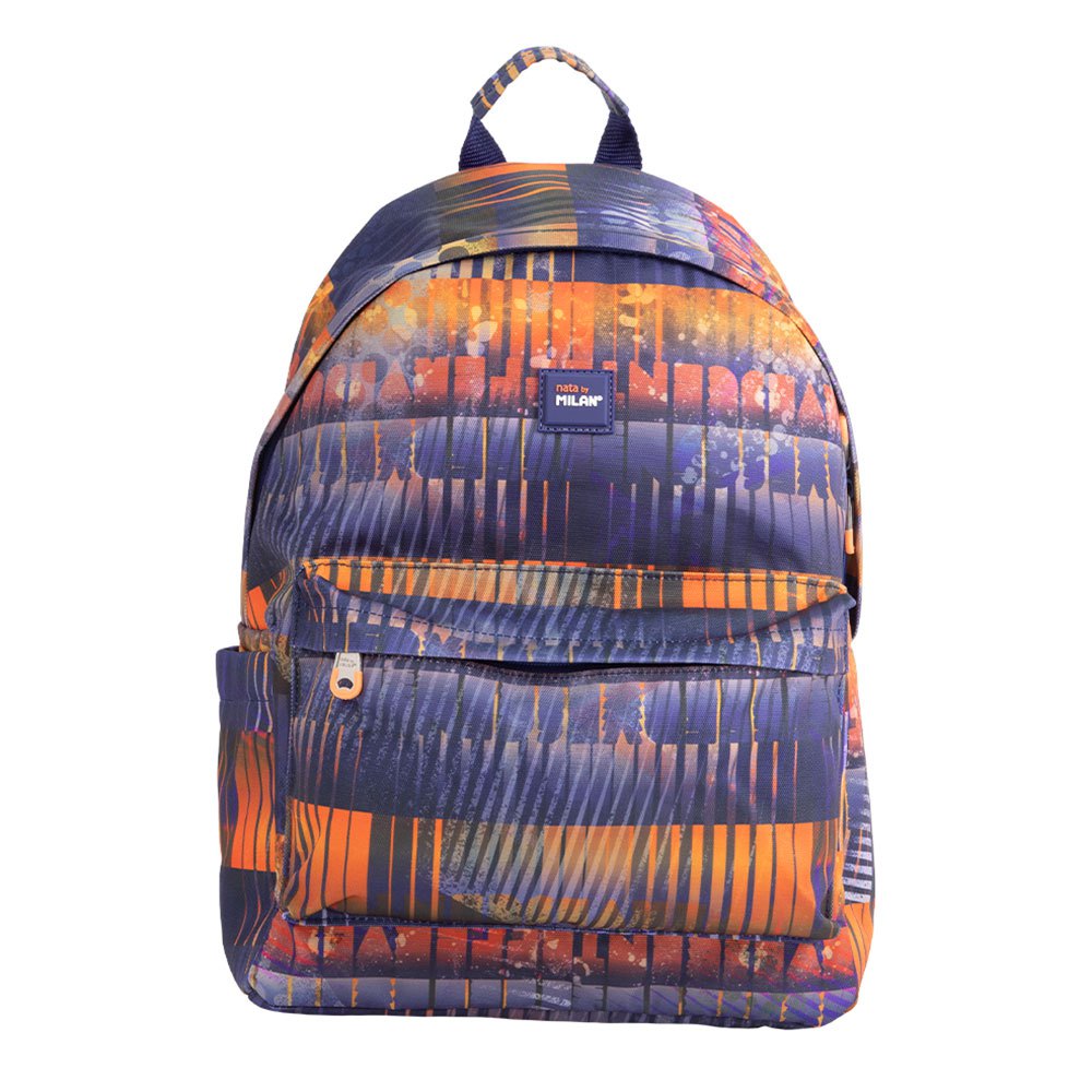 milan 2 zip urban classic backpack 22l fizz special series orange