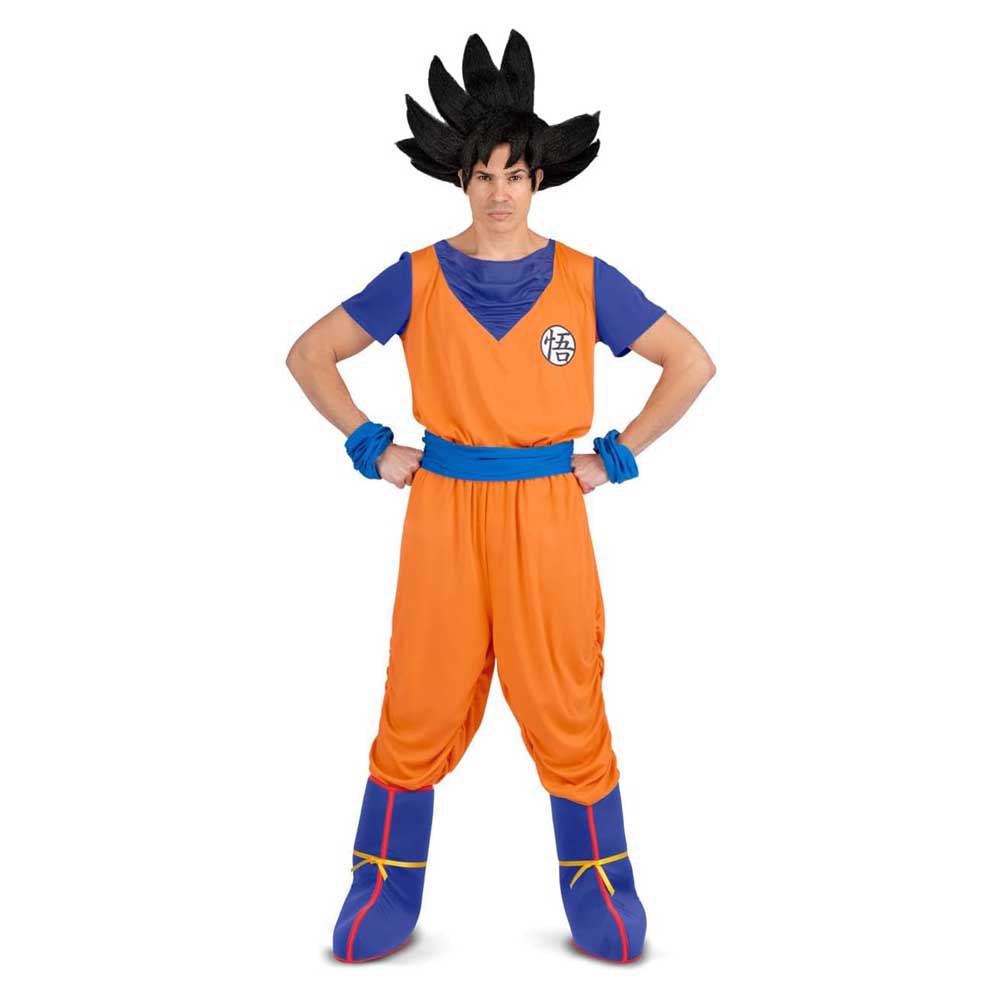 viving costumes goku with pants t -shirt covers and bracelets costume orange m