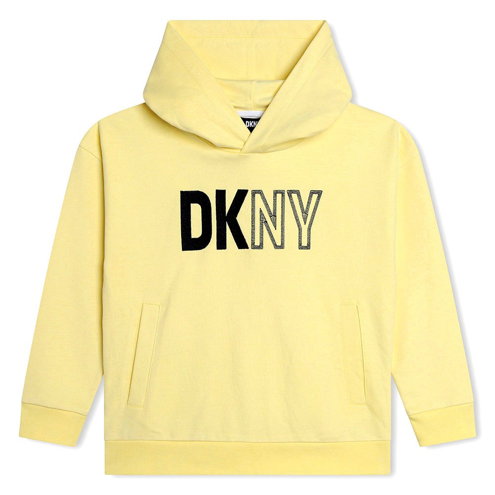 dkny d60029 hoodie jaune 14 years