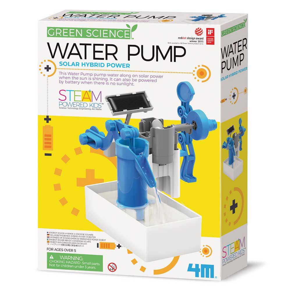 4m green science/hybrid solar power water pump construction game clair