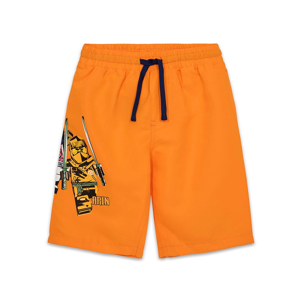 lego wear arve swimming shorts orange 134 cm