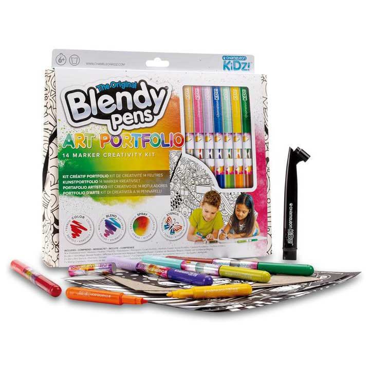 famosa blendy art portfolio felt pen multicolore