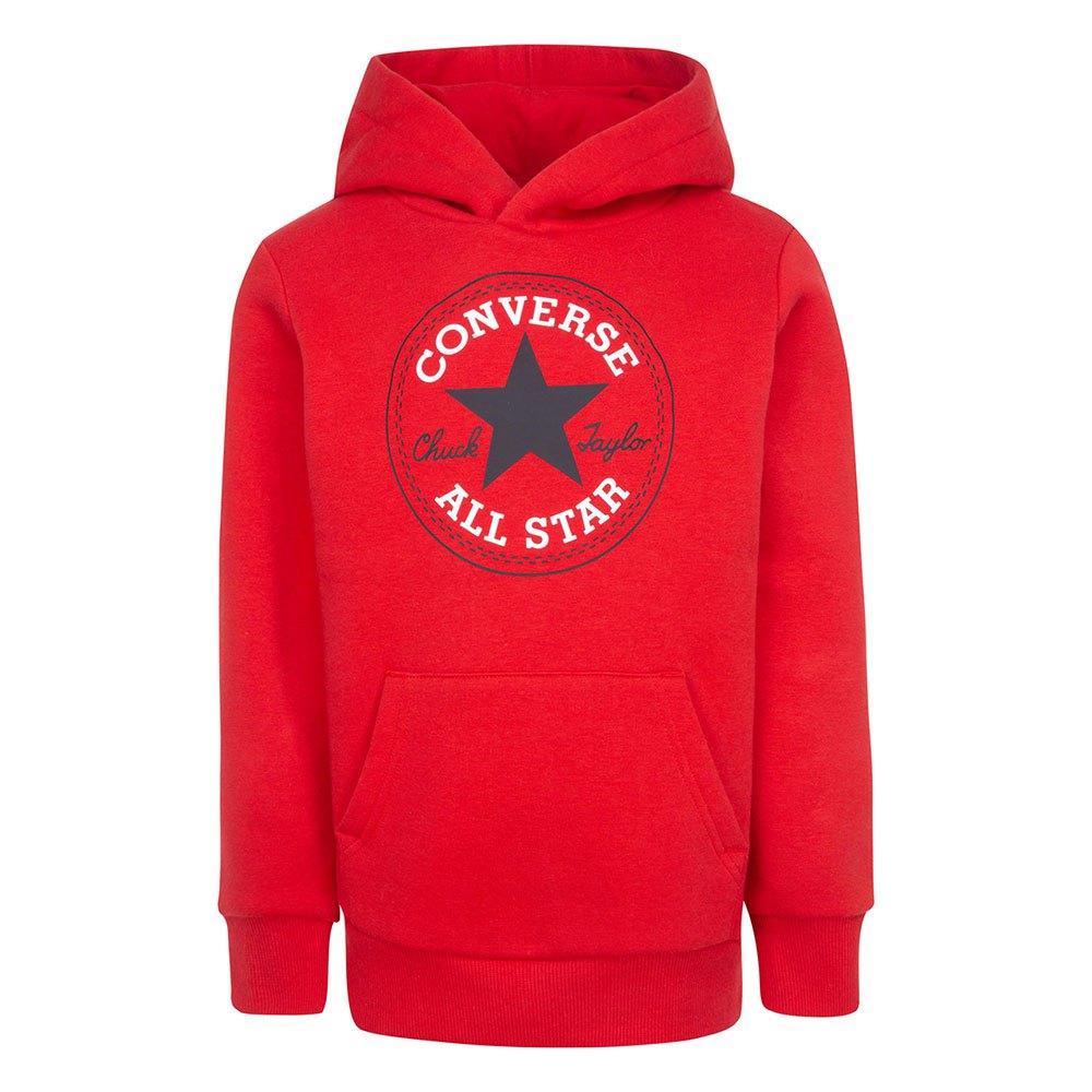 converse kids fleece ctp core po hoodie rouge 24 months-3 years