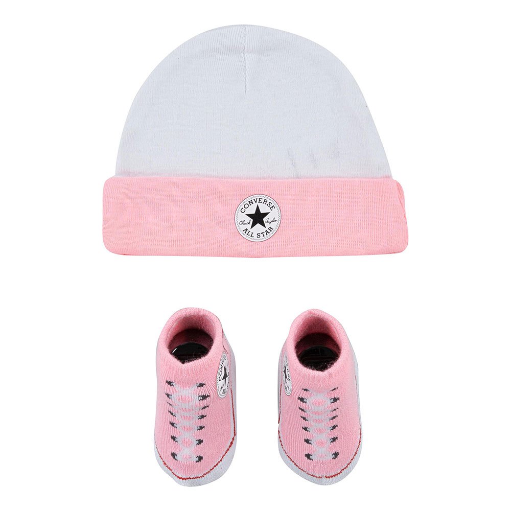 converse kids lc0005 hat+booties rose 0-6 months
