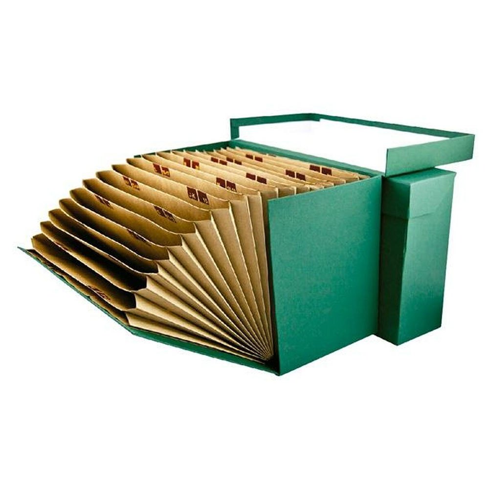 liderpapel transfer box with folio gusset doré