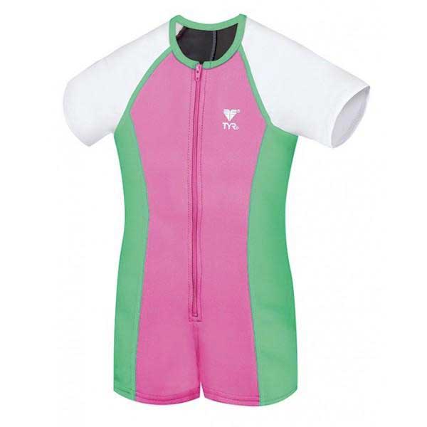 tyr solid thermal shorty girl vert,rose 24 months