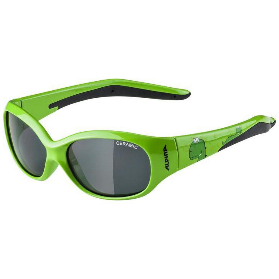 alpina flexxy kids sunglasses vert black/cat3
