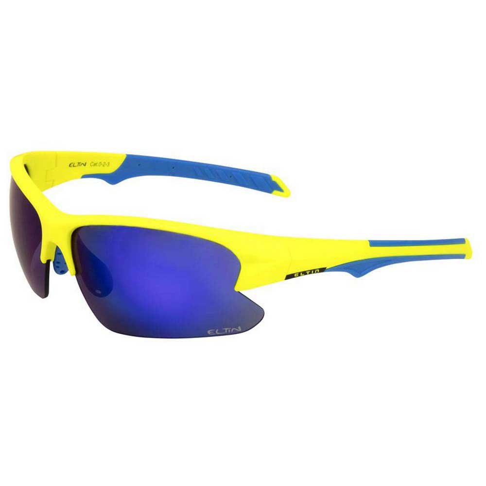 eltin puk mirror sunglasses jaune blue mirror/cat3