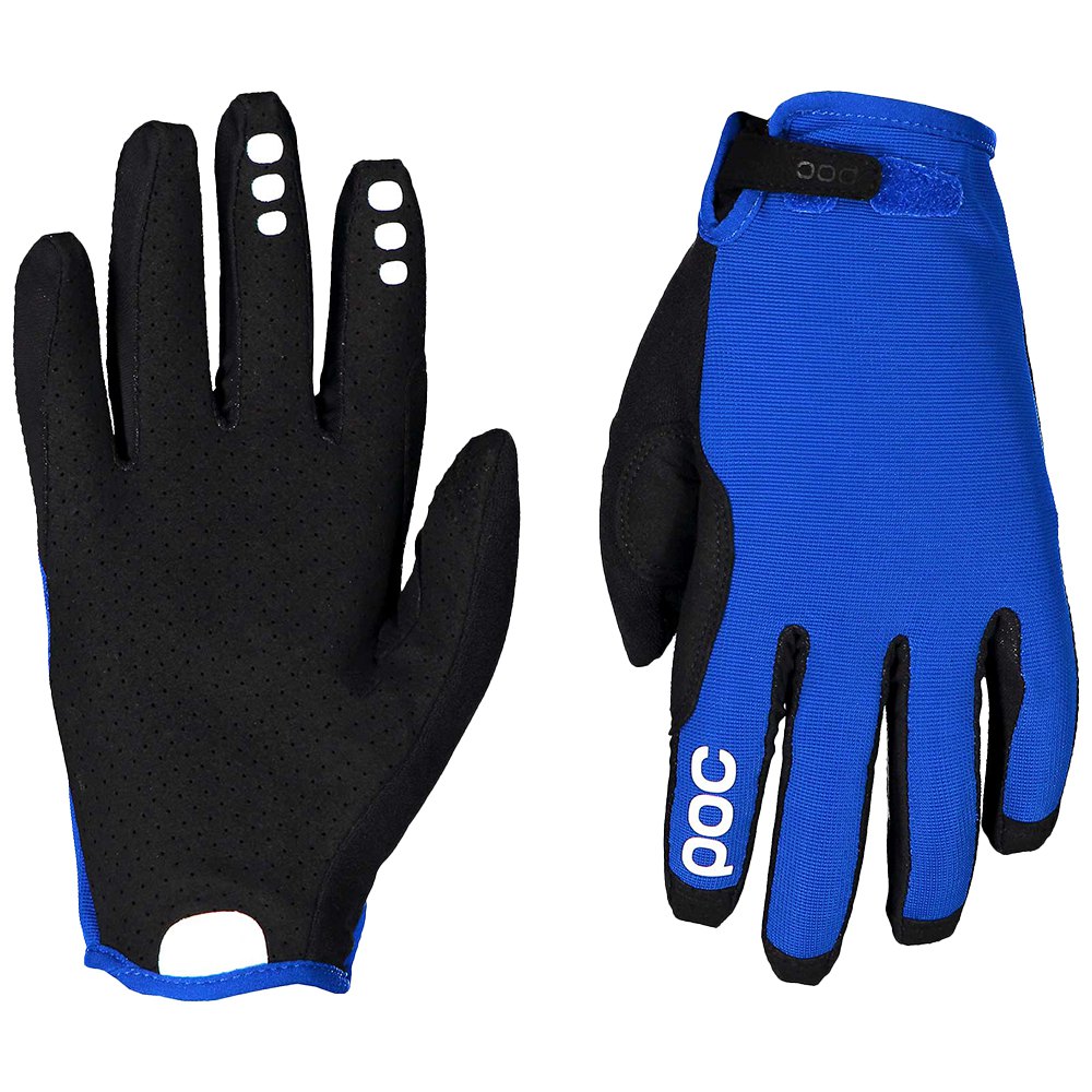 poc resistance enduro adjustable long gloves bleu,noir l homme