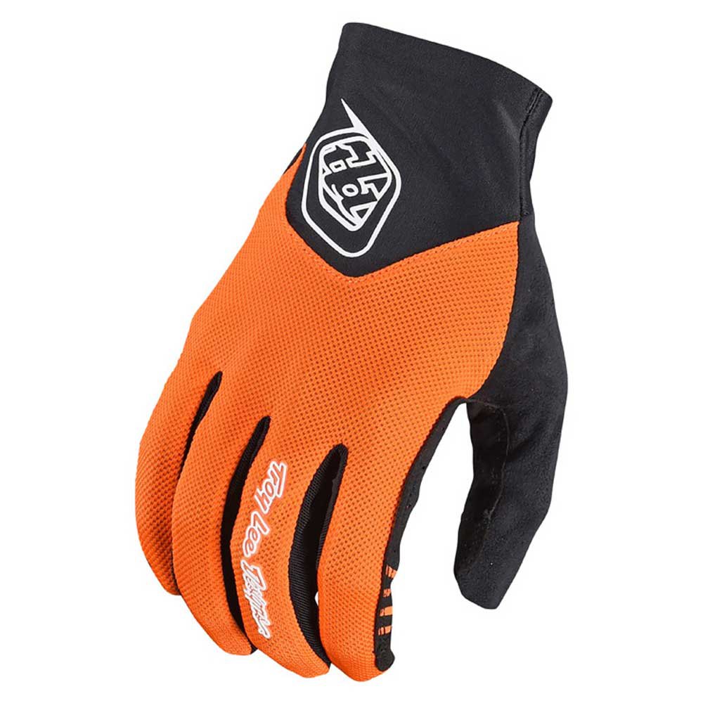 troy lee designs ace 2.0 long gloves orange l homme