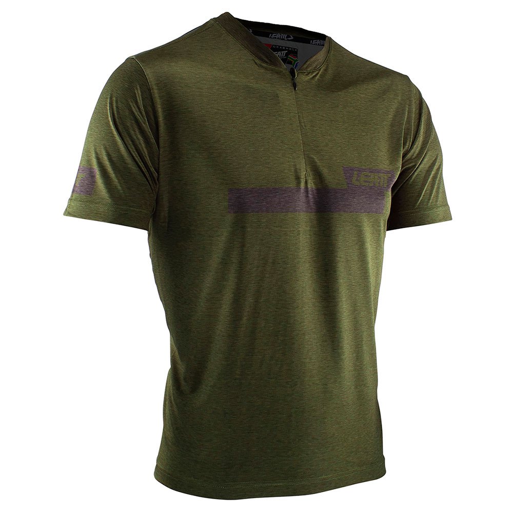 leatt dbx 1.0 short sleeve t-shirt vert s homme