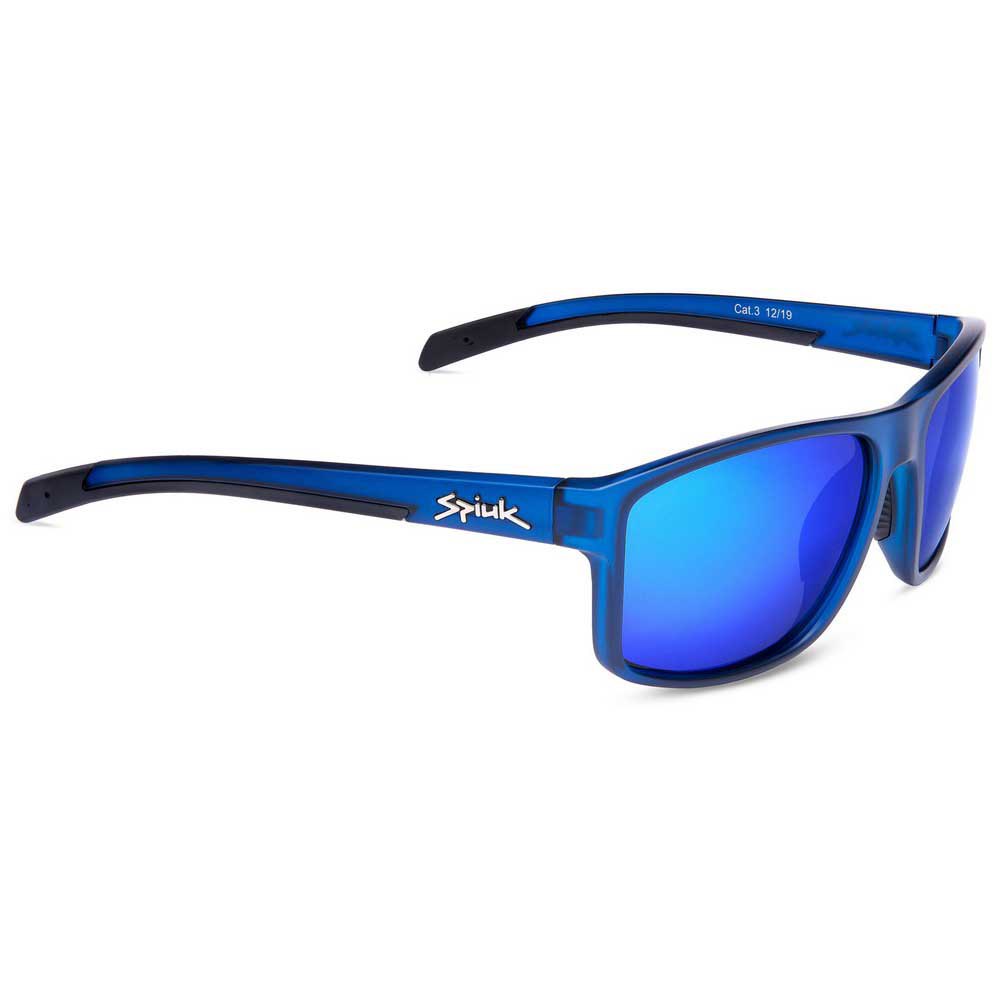 spiuk bakio mirrored polarized sunglasses bleu blue mirrored polarized/cat3