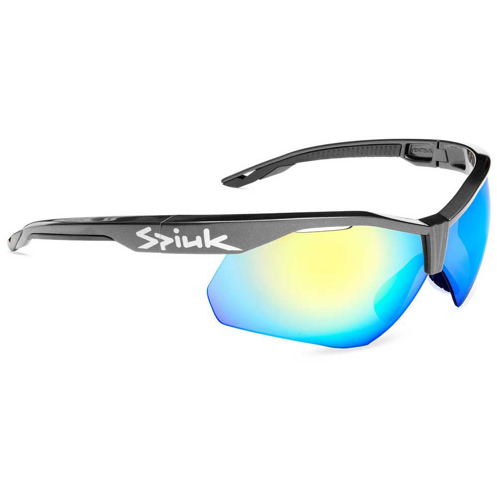 spiuk ventix-k mirror sunglasses noir yellow mirrored/cat3