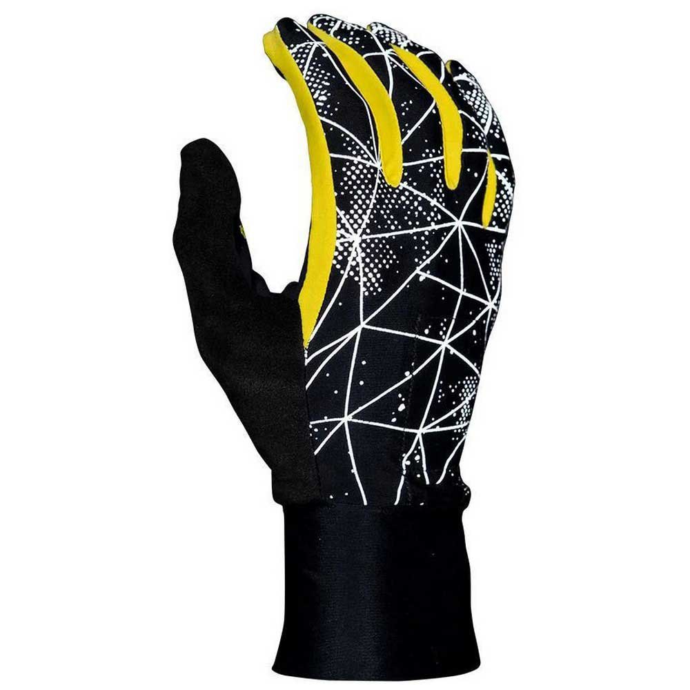 nathan hypernight reflective long gloves noir xs homme