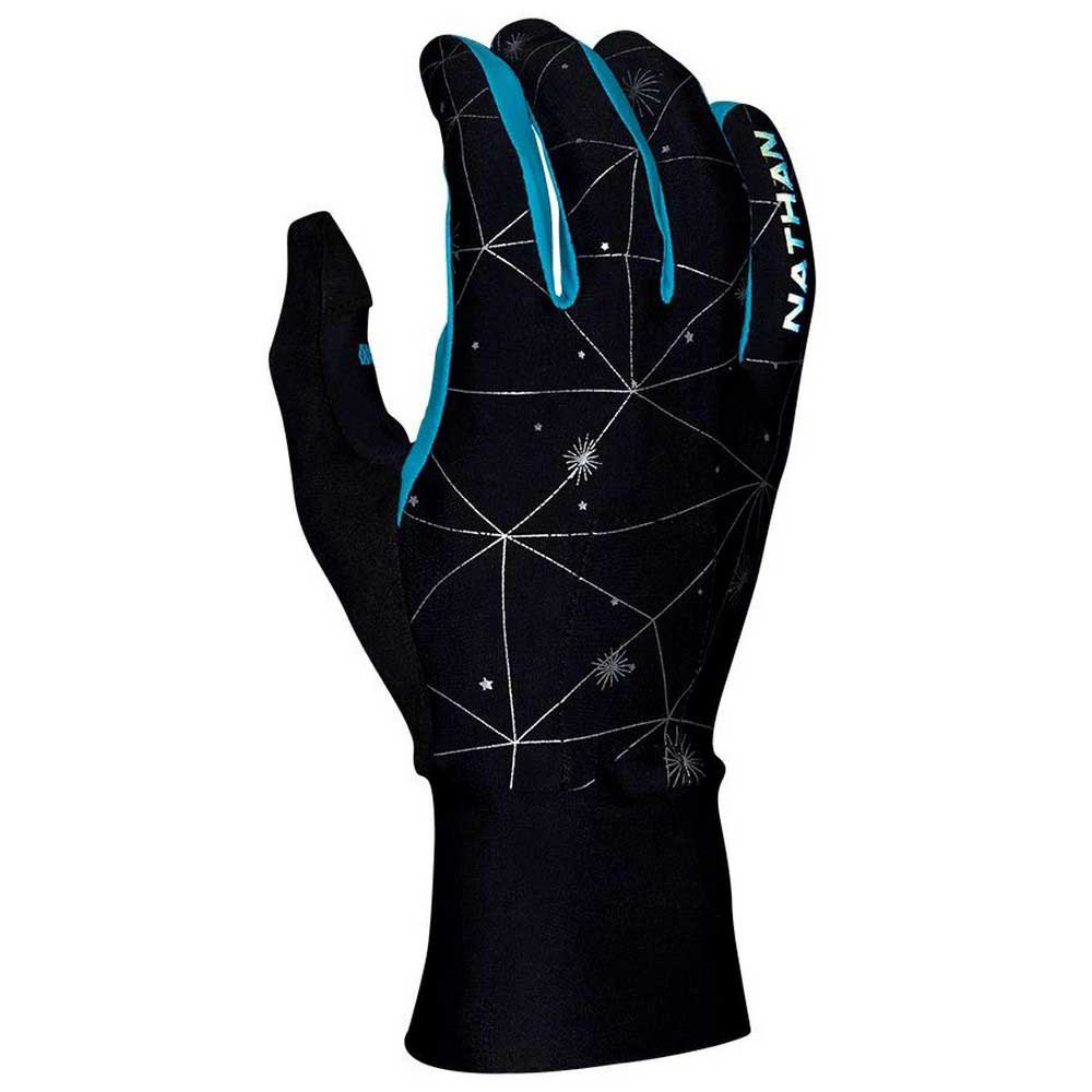 nathan hypernight reflective long gloves noir xs femme