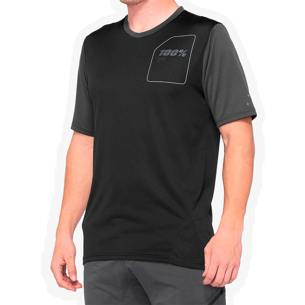 100percent ridecamp short sleeve t-shirt noir l homme