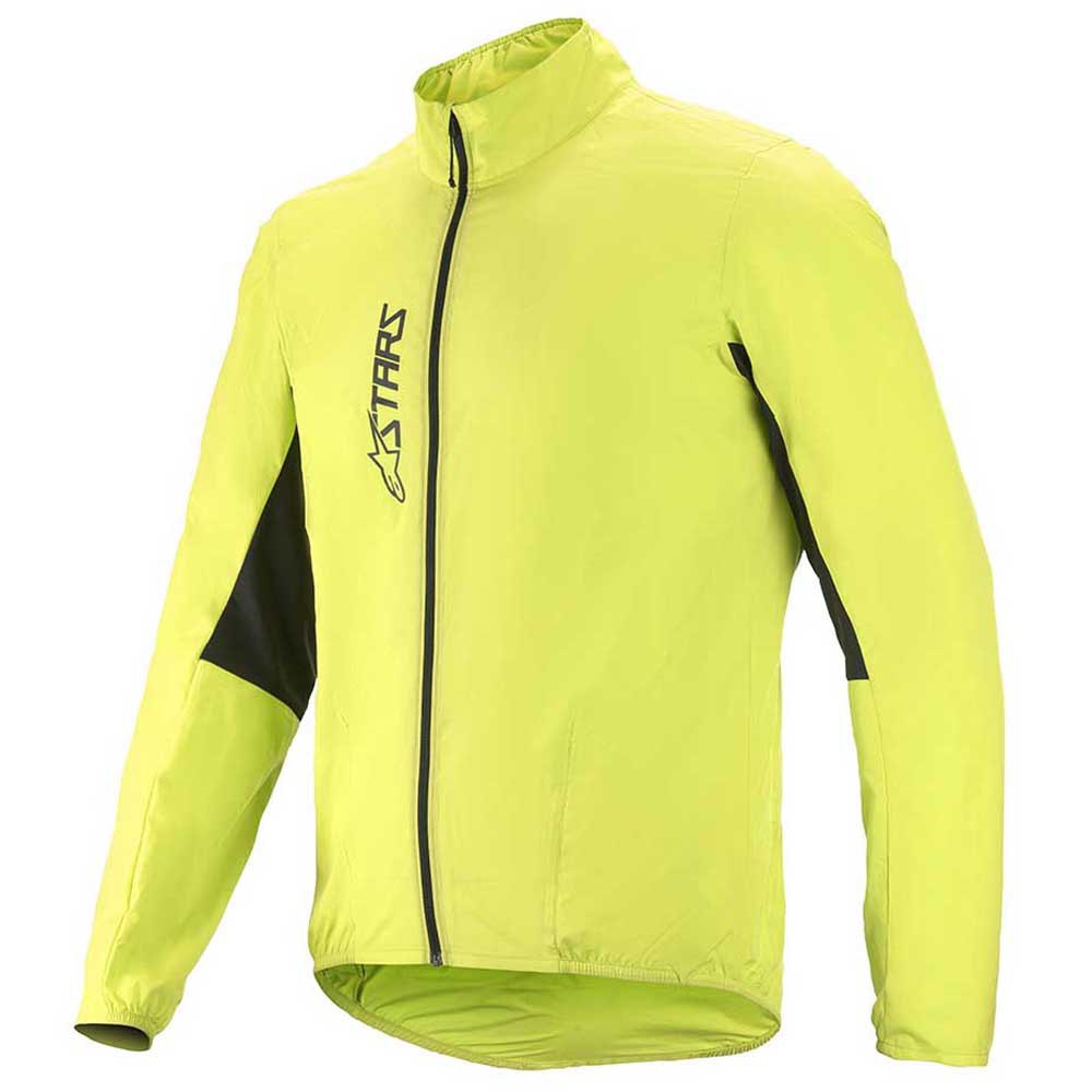 alpinestars bicycle nevada packable jacket jaune l homme