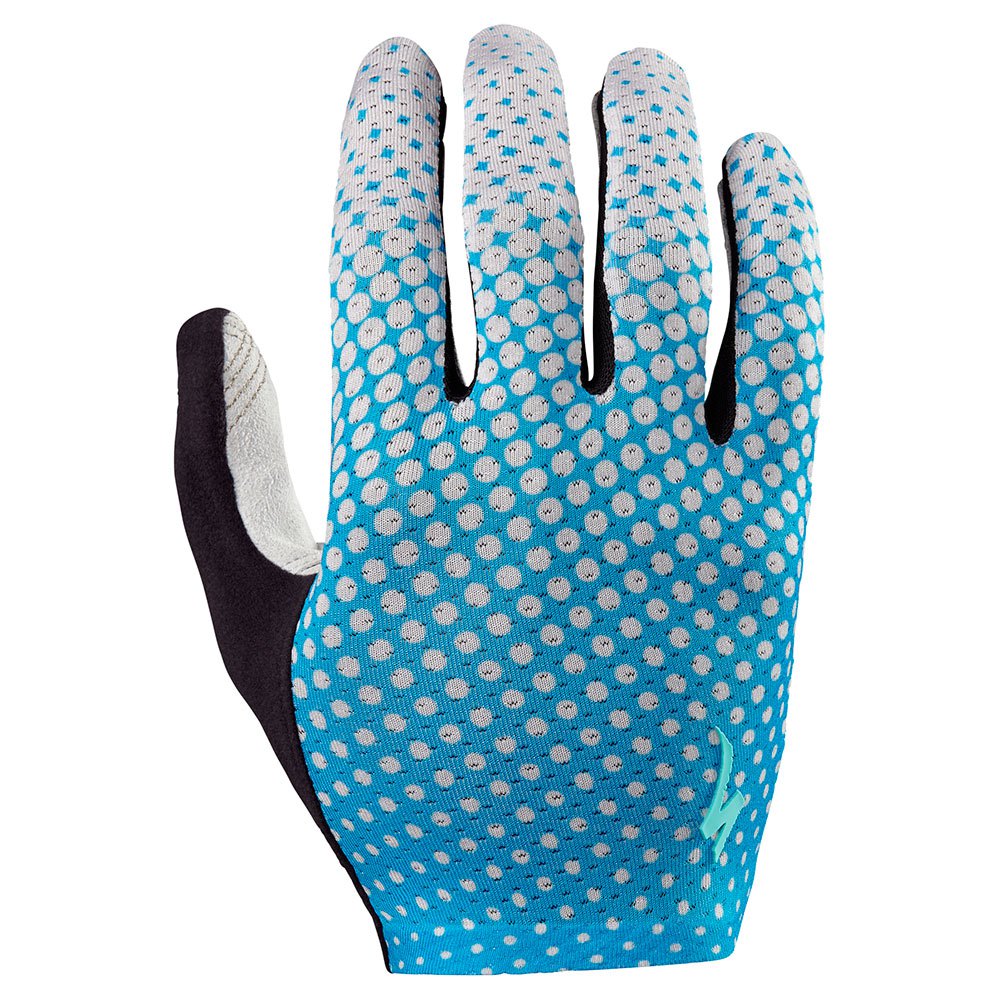 specialized body geometry grail long gloves bleu l femme