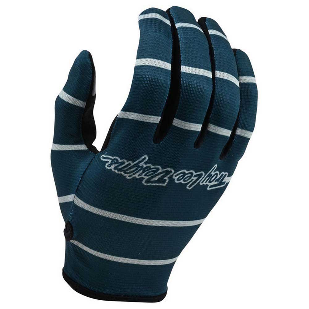 troy lee designs flowline long gloves bleu xl homme