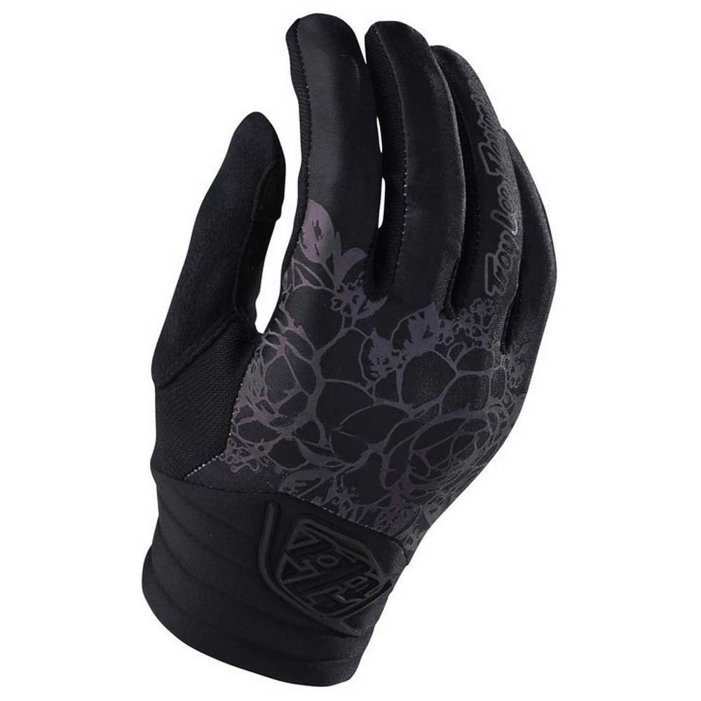 troy lee designs luxe long gloves noir xl femme