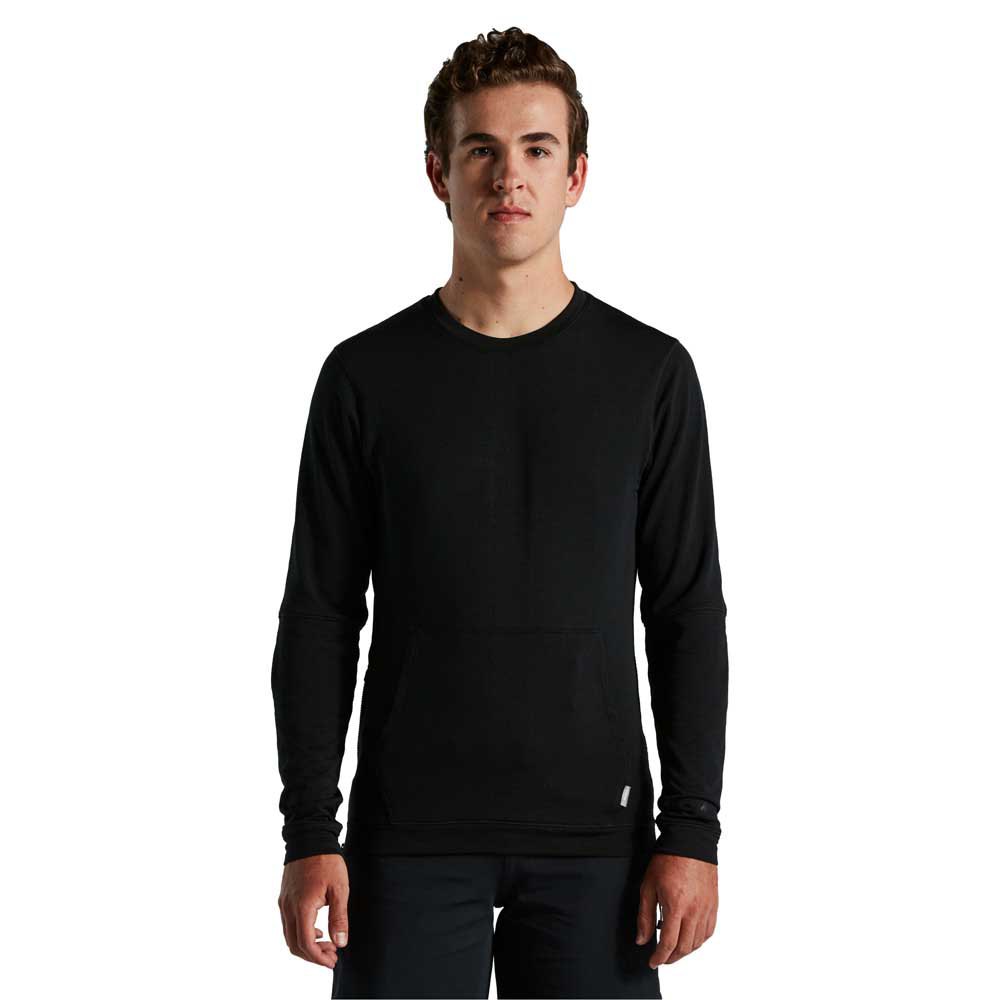 specialized trail-series thermal long sleeve t-shirt noir xl homme