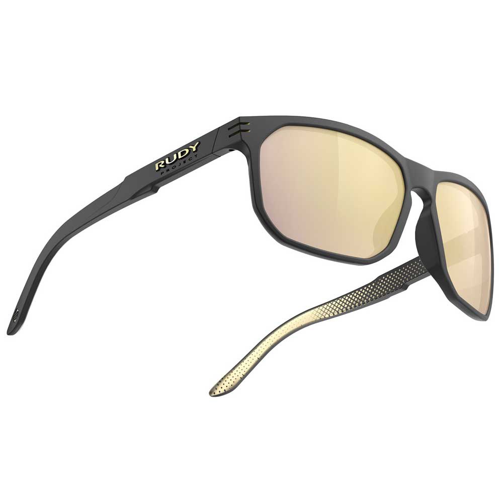 rudy project soundrise sunglasses noir rp optics multilaser gold/cat3