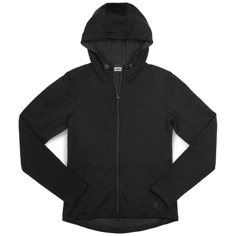 chrome merino cobra 3.0 full zip sweatshirt noir l homme