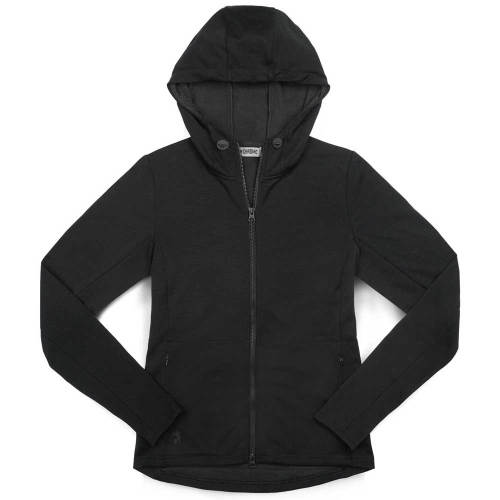 chrome merino cobra 3.0 full zip sweatshirt noir l femme
