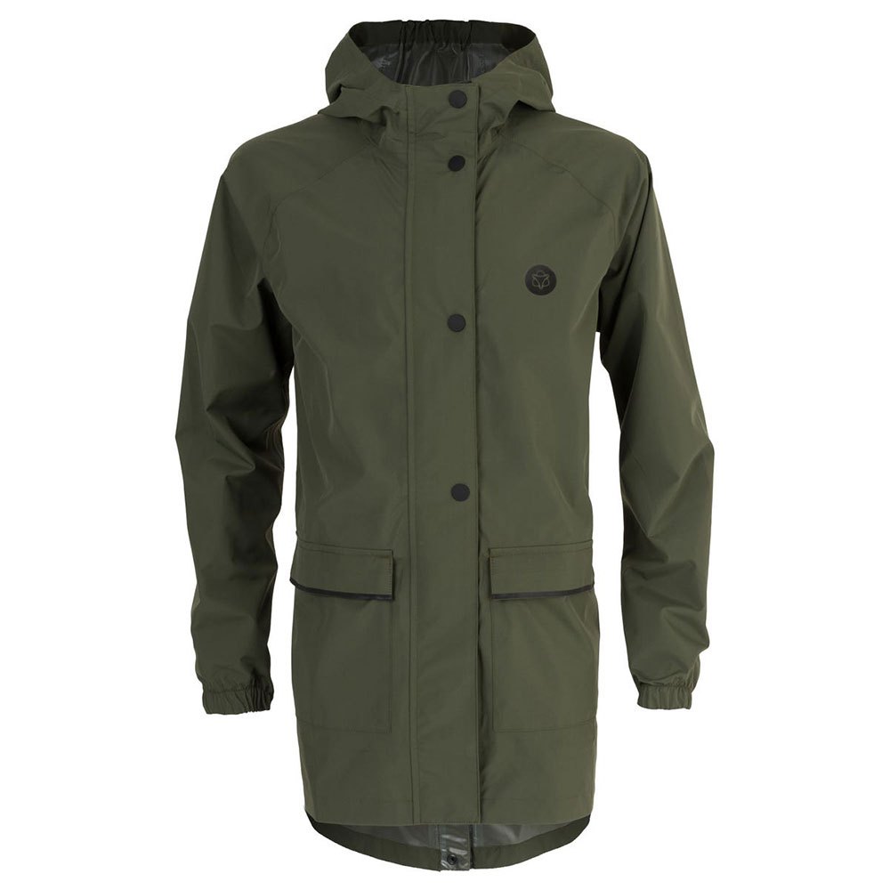 agu go rain essential jacket vert 5-6 years garçon