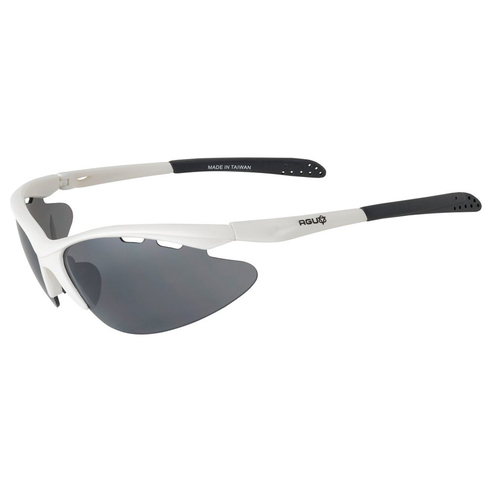 agu takatsu sunglasses blanc,noir smoke/cat3