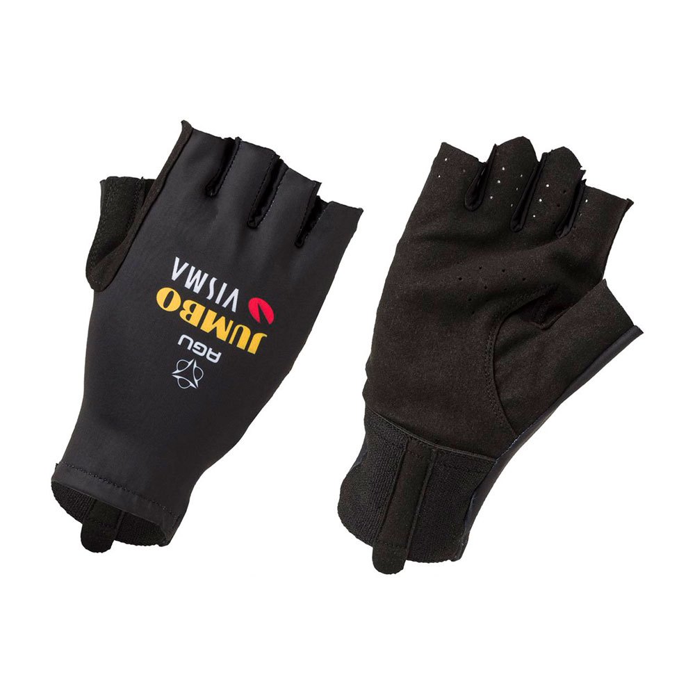 agu team jumbo-visma 2021 premium gloves noir l homme