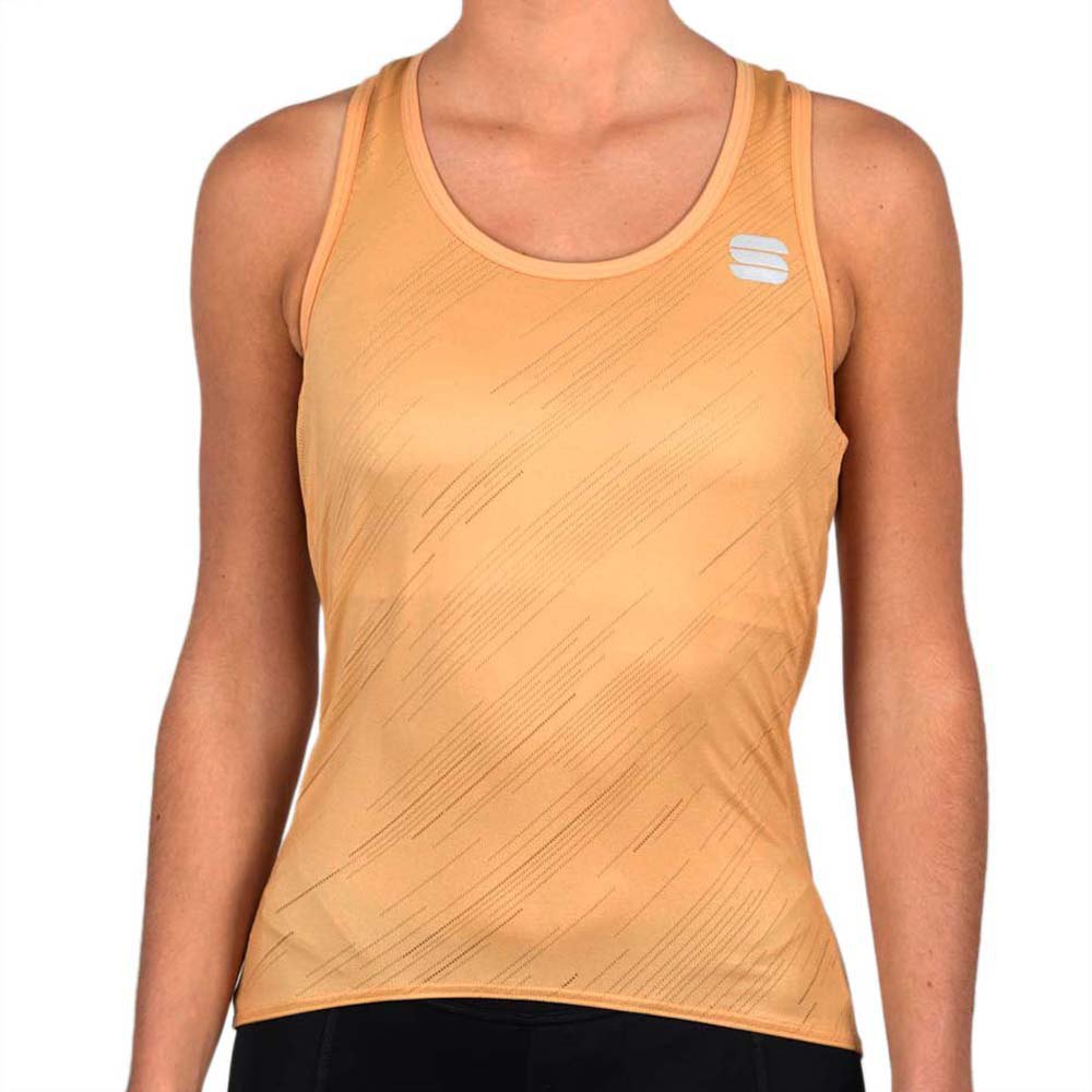 sportful flare sleeveless t-shirt beige xl femme