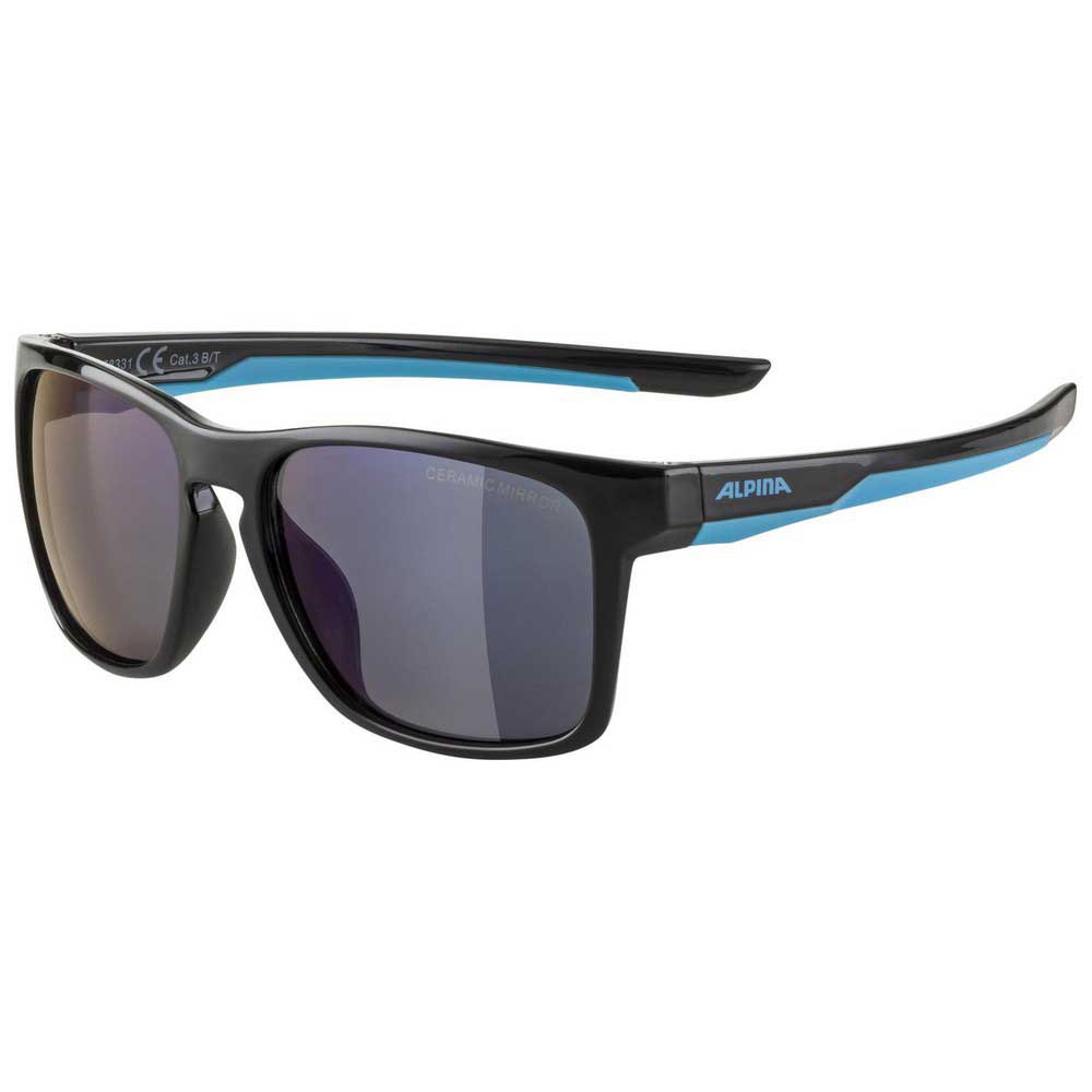 alpina flexxy cool i kids mirrored polarized sunglasses noir blue mirror/cat3
