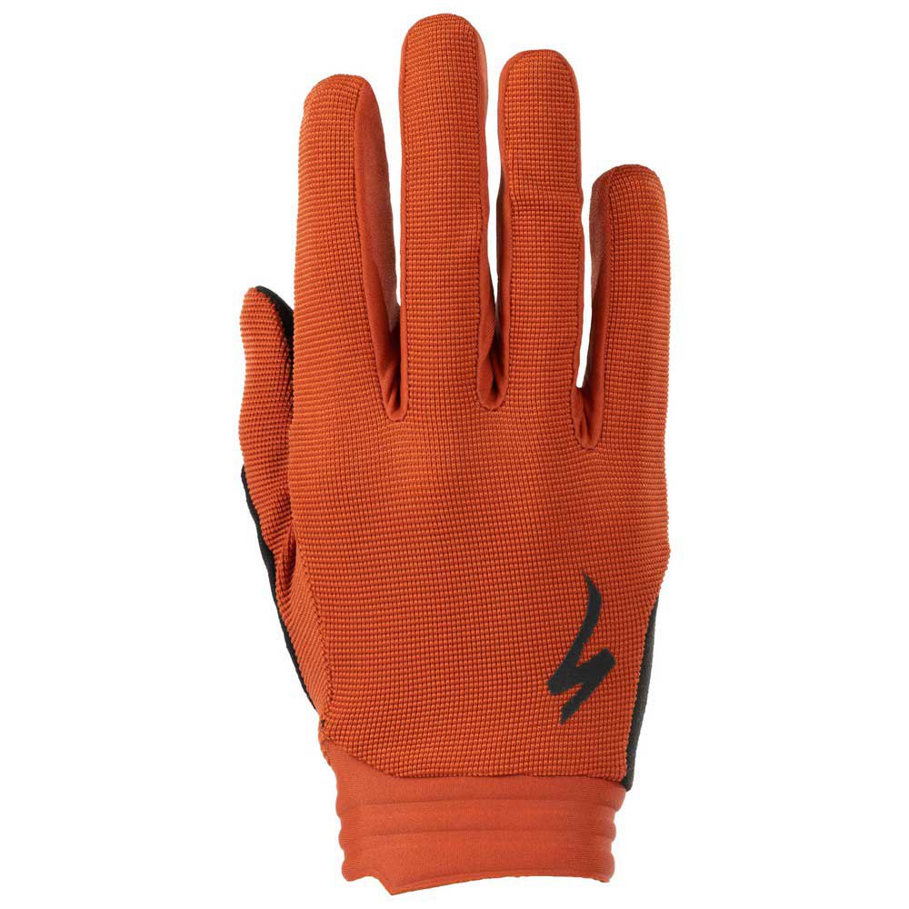 specialized trail long gloves orange 2xl homme