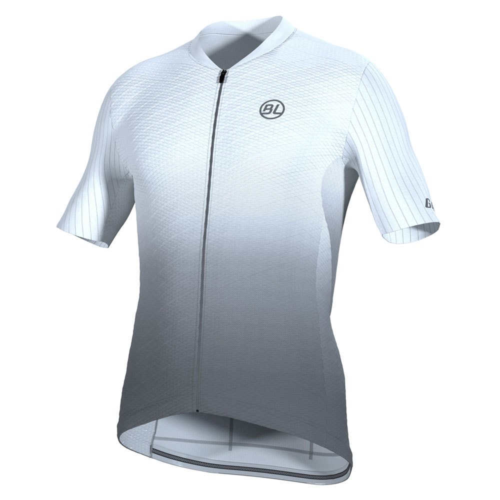 bicycle line gast-1 short sleeve jersey blanc,gris m homme