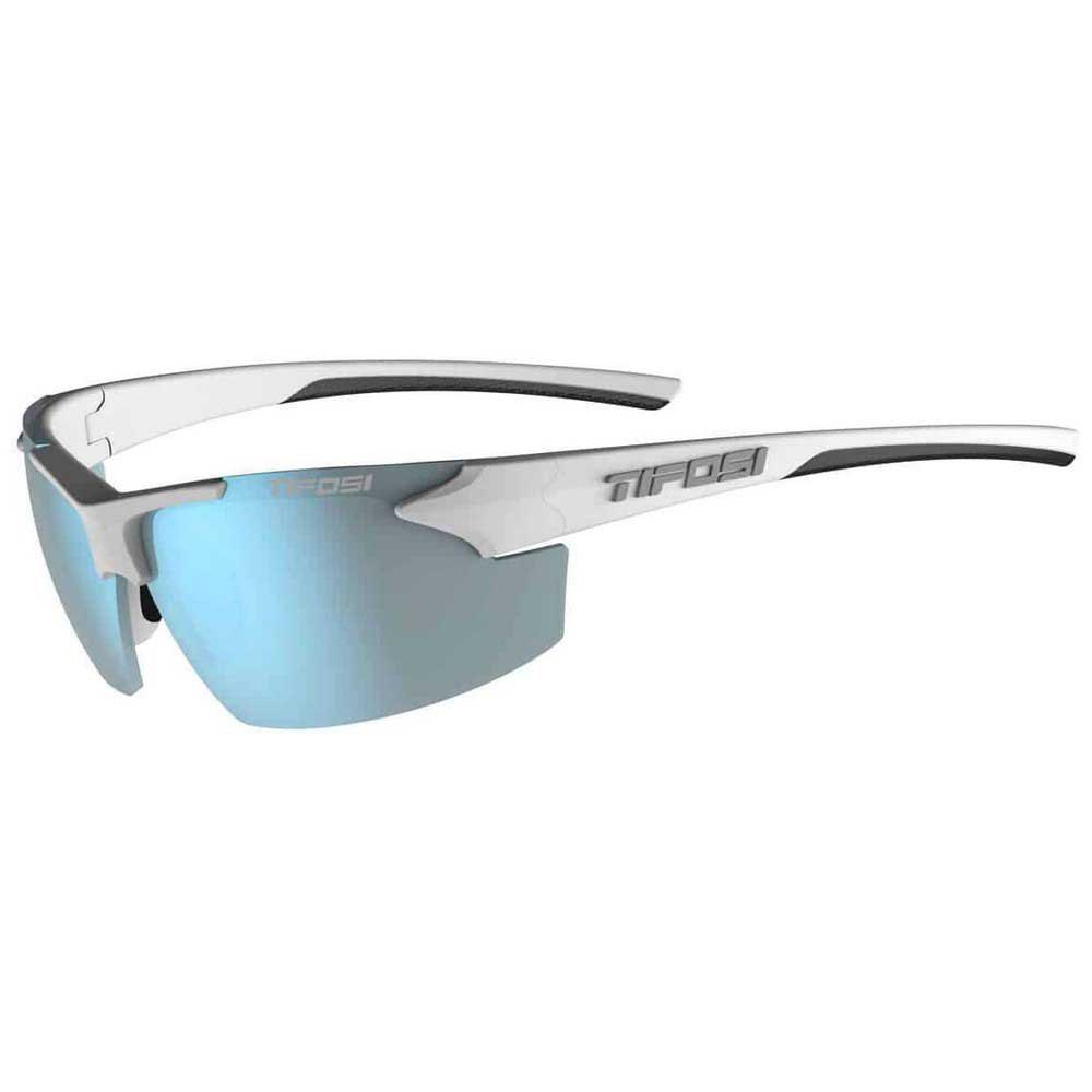 tifosi track sunglasses blanc,bleu smoke bright blue/cat3