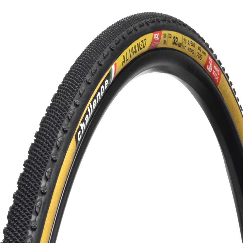 challenge almanzo pro tubular 700c x 33 gravel tyre orange,noir 700c x 33