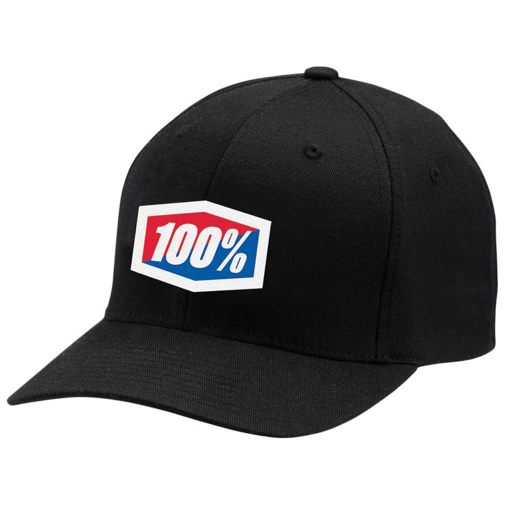 100percent official x-fit flexfit hat noir l-xl homme
