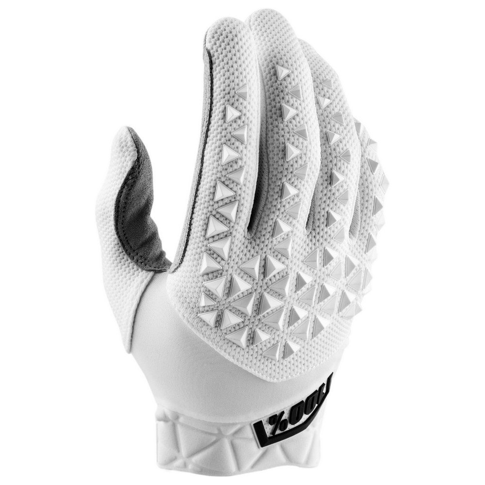 100percent airmatic long gloves blanc s homme