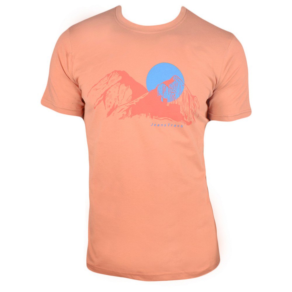 jeanstrack sunset short sleeve t-shirt orange 2xs homme