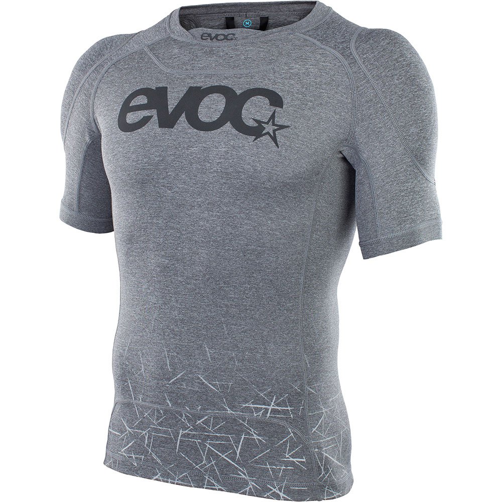 evoc enduro protective short sleeve t-shirt gris m