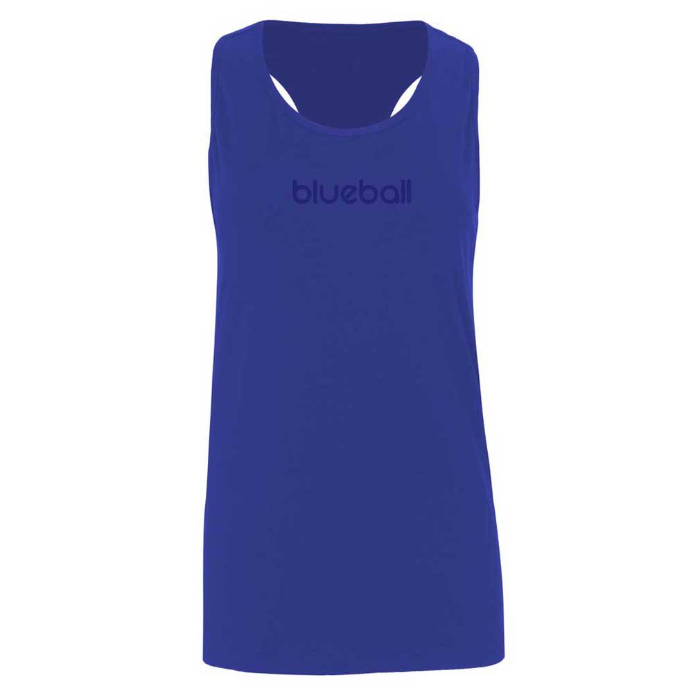 blueball sport natural racerback sleeveless t-shirt bleu l femme