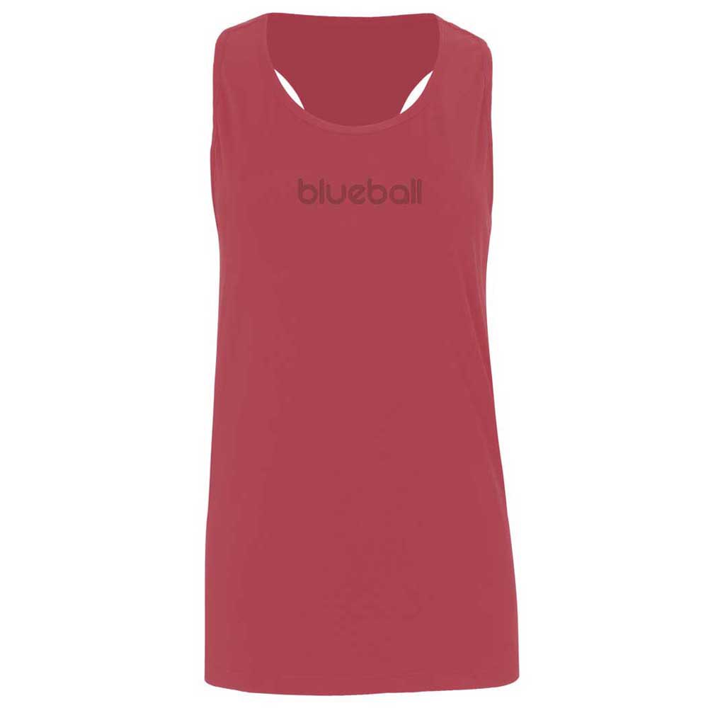 blueball sport natural racerback sleeveless t-shirt rouge l femme