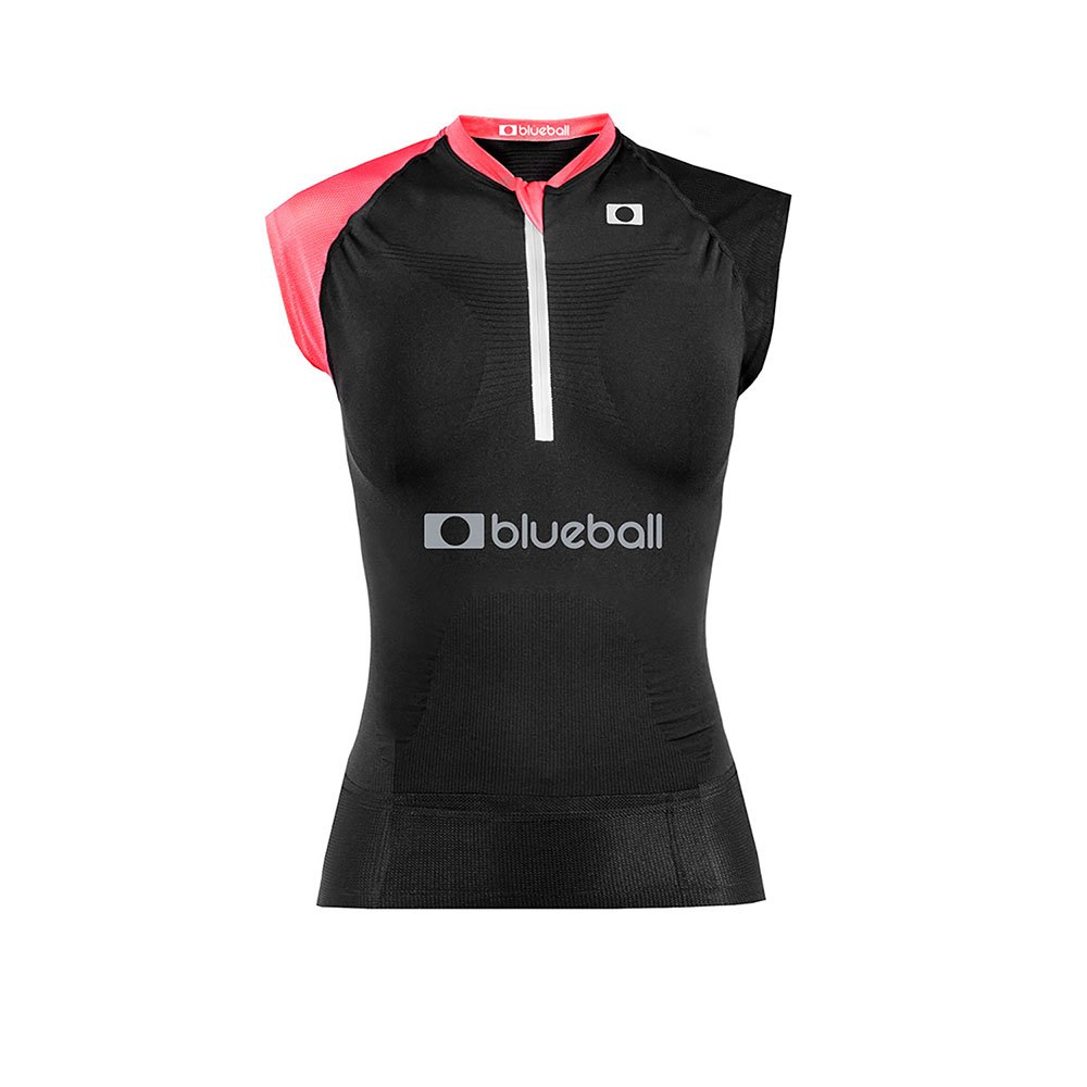 blueball sport running sleevlees t-shirt noir l femme