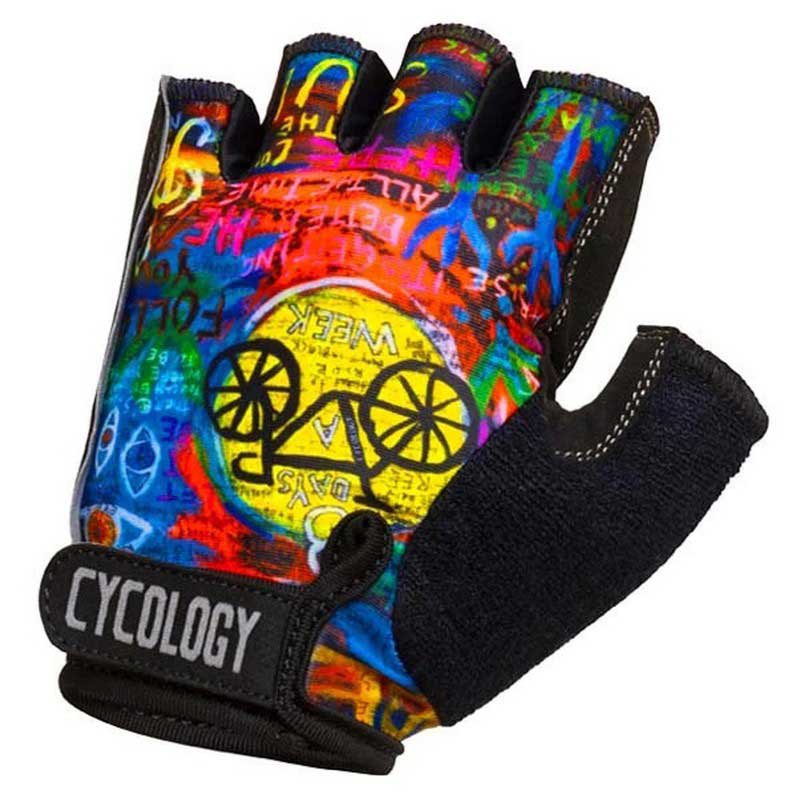 cycology 8 days short gloves multicolore xs homme