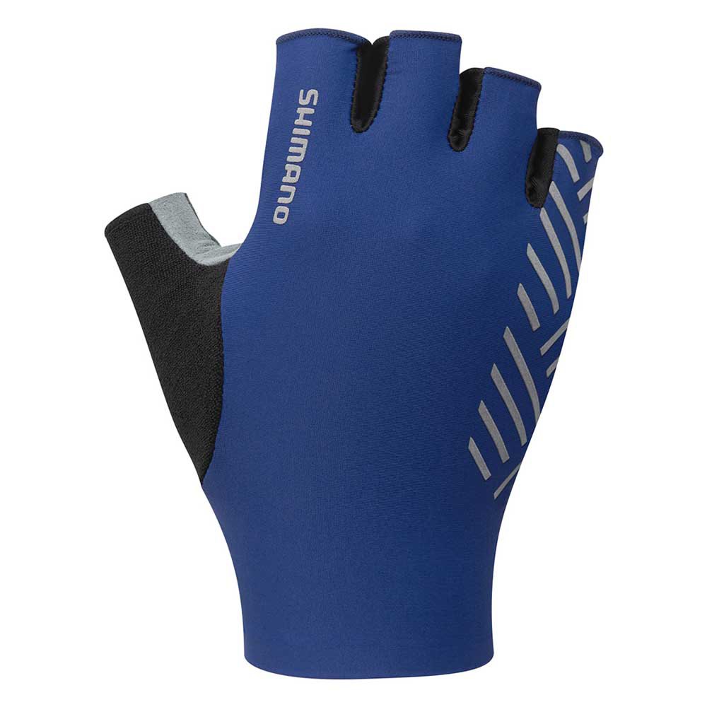 shimano advanced short gloves bleu l homme