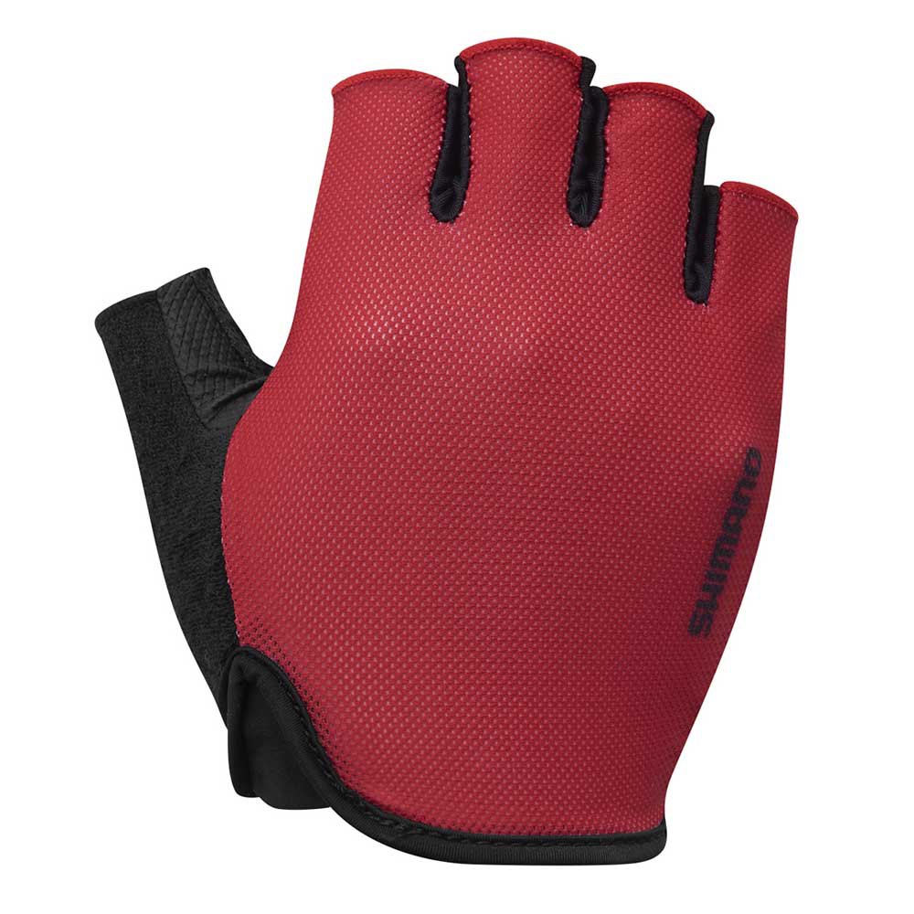 shimano airway short gloves rouge 2xl homme