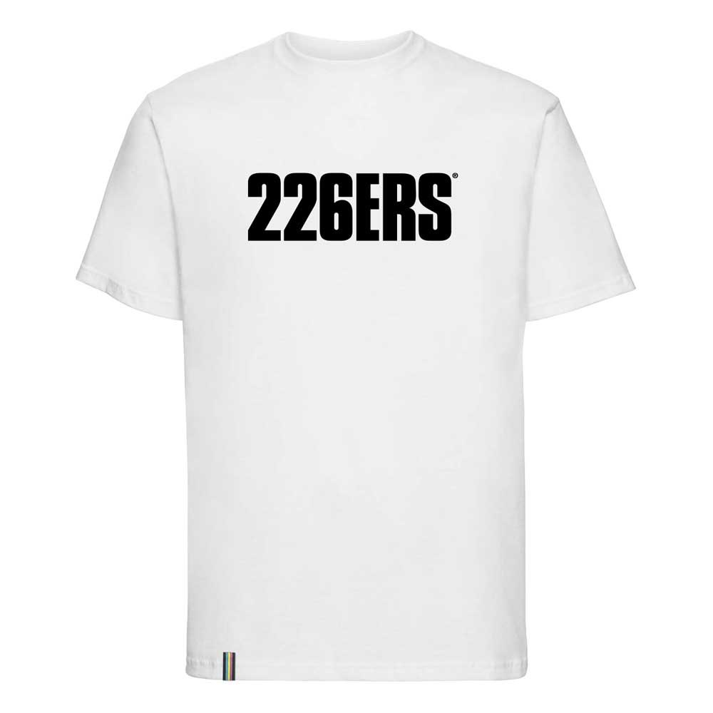 226ers corporate big logo short sleeve t-shirt blanc xs homme