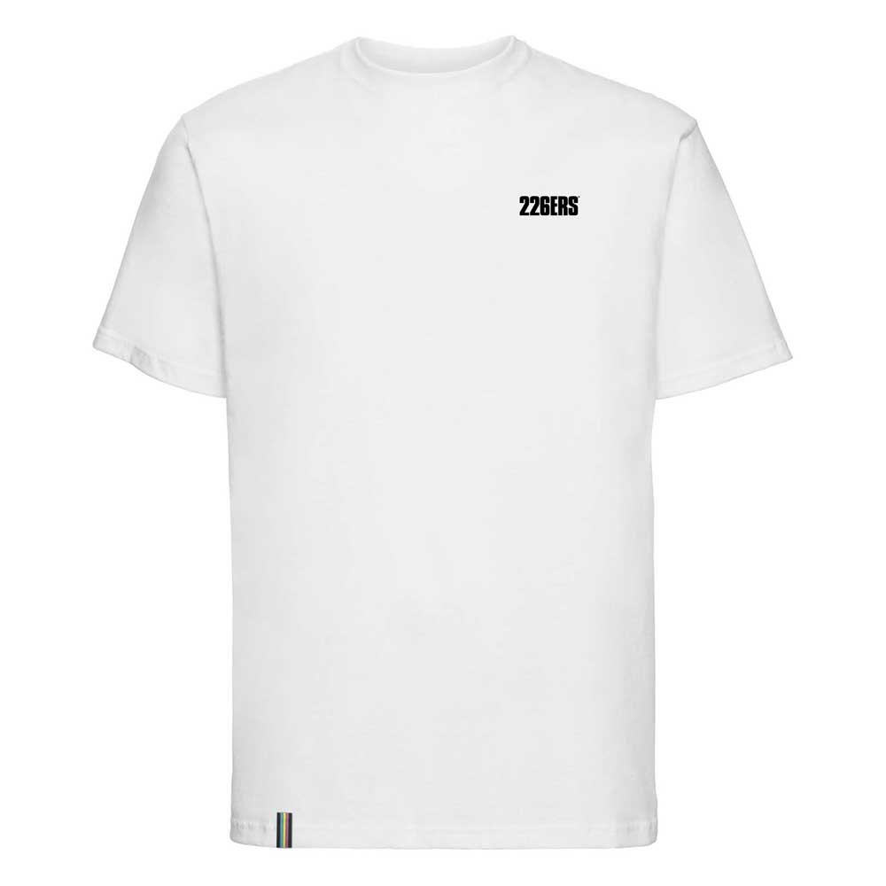 226ers corporate small logo short sleeve t-shirt blanc s homme