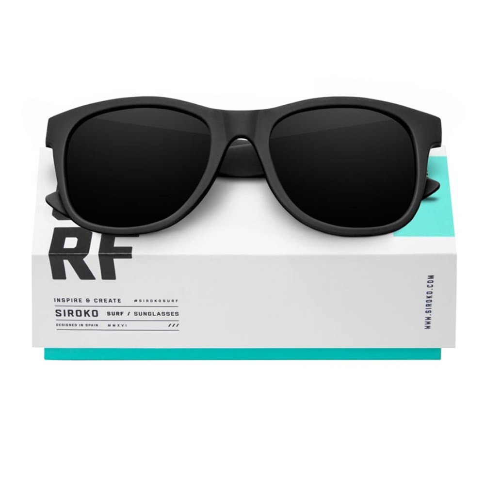 siroko black polarized sunglasses noir black/cat3